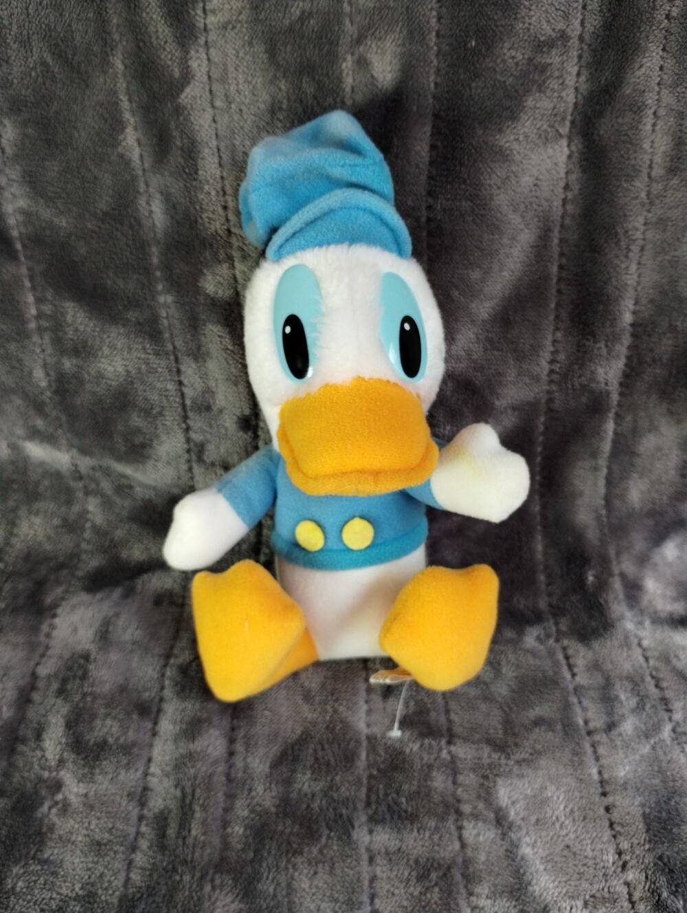 Disney Donald Duck Mickey's Christmas Carol Plush Blue Shirt 9" 1987 Toy Vintage
